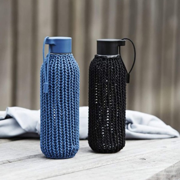 Stelton Rig-Tig Trinkflasche "Catch-It" - 0,6 l (Schwarz)
