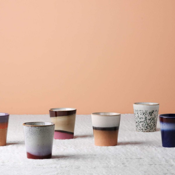 Kaffeetasse ohne Henkel "70s ceramics" (Frost) von HKliving
