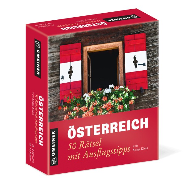 Gesellschaftsspiel "50 Österreichrätsel" von Gmeiner