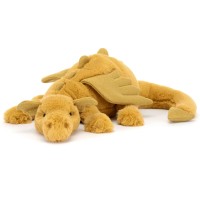 Jellycat Kuscheltier "Drache" - Groß (Gold)