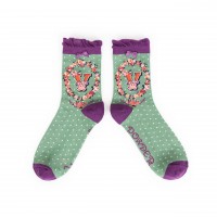 Powder Damen Socken "A-Z" - Buchstabe V