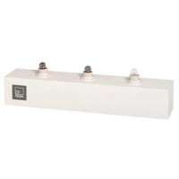 Holzlichtleiste für Lichthäuser mit 3 Birnen (Weiß) von räder Design