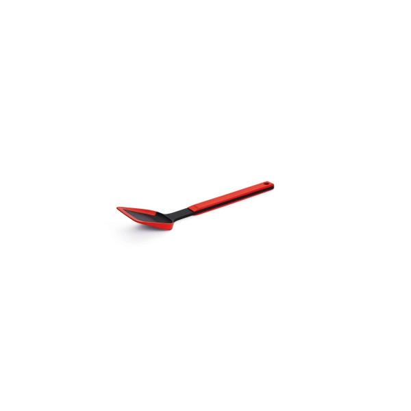 WOLL Pfannenschaufel "Cook it" - 32,5 cm (Schwarz/Rot)