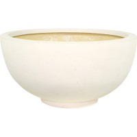 Pflanzschale "Polystone Ego Plus" - Ø40x18 cm (Creme) von fleur ami