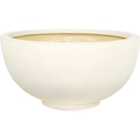 Pflanzschale "Polystone Ego Plus" - Ø40x18 cm (Creme) von fleur ami