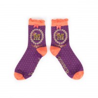 Powder Damen Socken "A-Z" - Buchstabe M