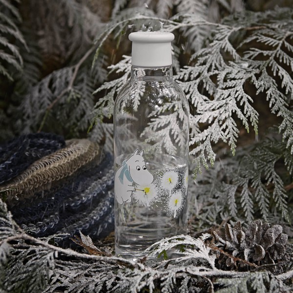 Trinkflasche "DRINK-IT - Moomin" - 750ml (Frost-Weiß) von Stelton Rig-Tig