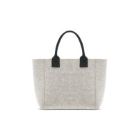 Filz-Tasche "Pure" - 40x32x18 cm (Hellgrau/Marmor) von HEY-SIGN