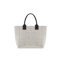 Filz-Tasche "Pure" - 40x32x18 cm (Hellgrau/Marmor) von HEY-SIGN