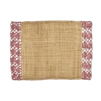 rice Tischset "Raffia" - 44x32 cm (Pink)