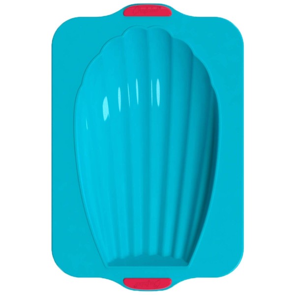 Madeleines-Backform aus Silikon - XXL (Blau) von Chefclub Kids