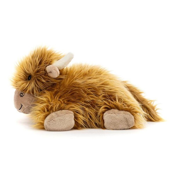 Jellycat Kuscheltier Kuh "Truffles Highland Cow" - 35 cm (Braun)