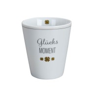 Krasilnikoff Happy Mug "Glücksmoment" (Weiß)