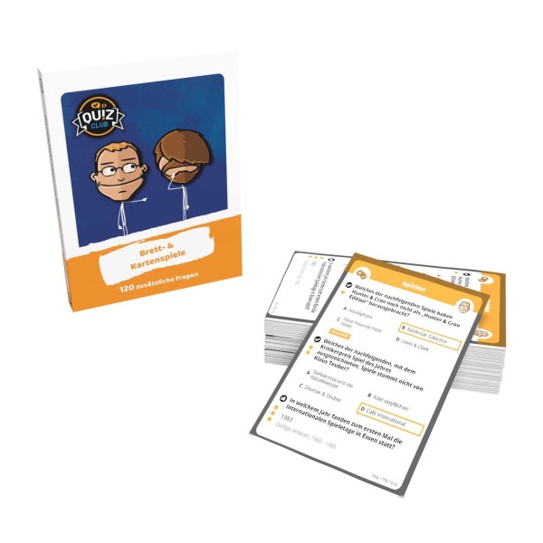 Gesellschaftsspiel Erweiterung "Quiz Club - Charakter Pack Brett- & Kartenspiele" von Funtails Gesellschaftsspiel Erweiterung "Quiz Club - Charakter Pack Brett- & Kartenspiele" von Funtails
