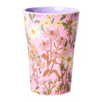 rice Melamin Becher "Daisy Dearest" - L (Rosa)