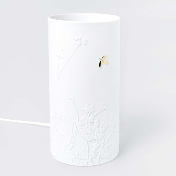 Porzellanleuchte "Das goldene Blatt" (Weiß) von räder Design