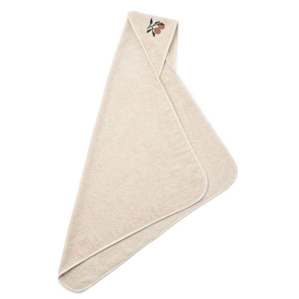 Baby-Handtuch mit Kapuze "Batu" (Peach Seashell) von Liewood