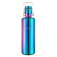 Trinkflasche aus Edelstahl "Steel Light Utopia" - 1,2 l von Soulbottles