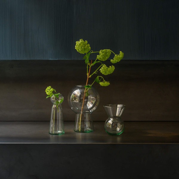Glas-Vase - ø12x15cm (Transparent) von Urban Nature Culture