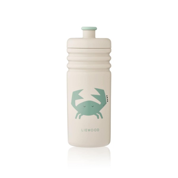 Trinkflasche "Lionel Statement - Oh crab" - 500 ml (Sandy) von Liewood