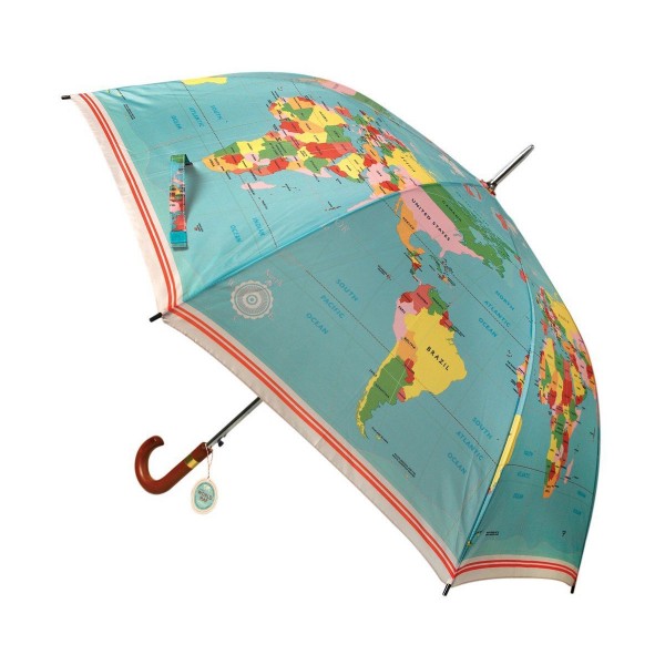 cooler Regenschirm für Weltenbummler!