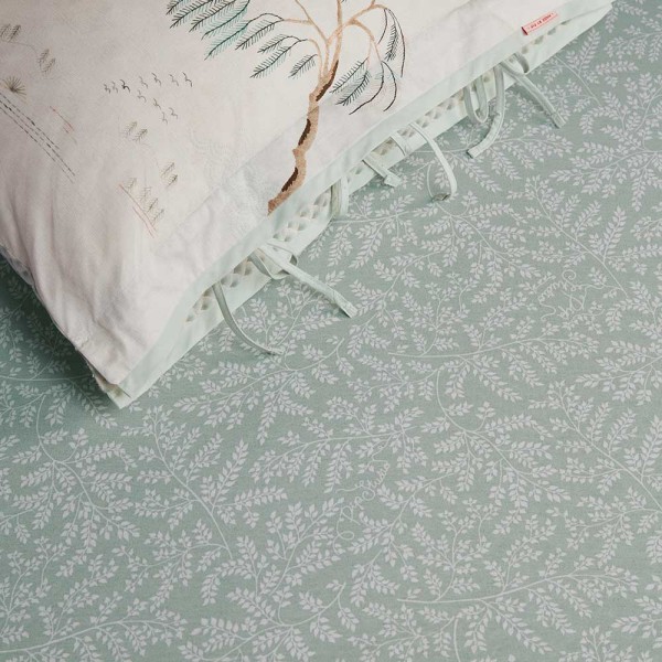 Pip Studio Spannbettlaken "Leafy" - 90x200/220 cm (Grün)