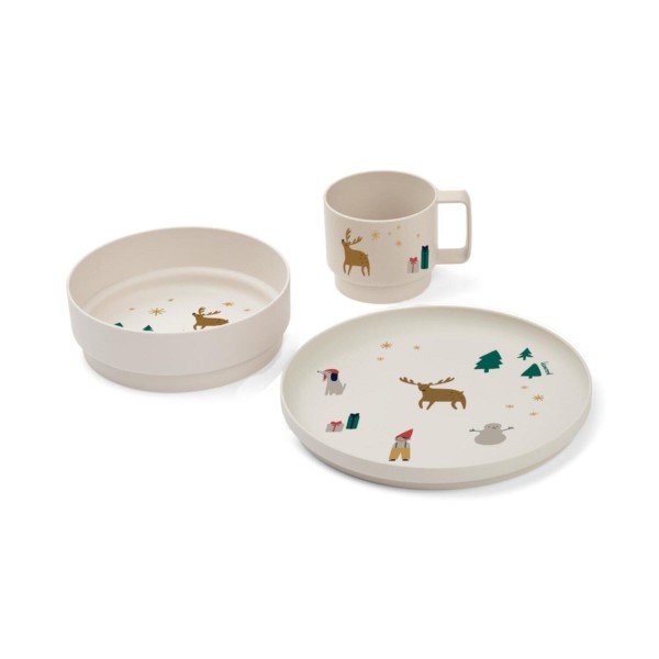 Geschirr-Set "Archi" (Holiday/Sandy) von Liewood