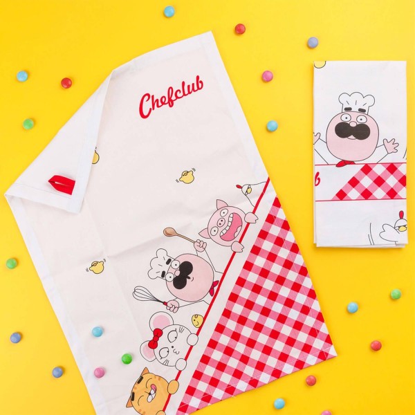 Geschirrtücher für Kinder im 2er-Set - 35x50 cm von Chefclub Kids