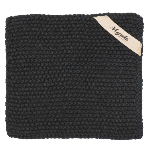 Ib Laursen Mynte - Topflappen "Knitt" (Black)
