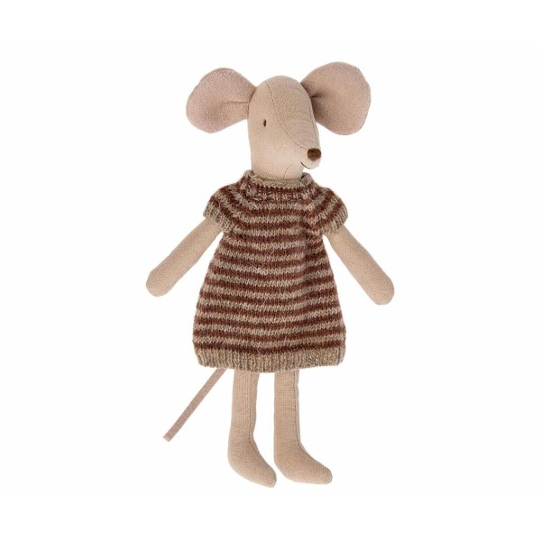 Maileg Strickkleid für Mama Maus (Braun)