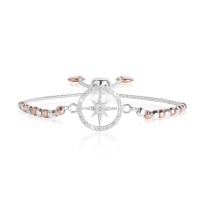 Armband "Amulet - Wanderlust" (Silber/Roségold) von Joma Jewellery