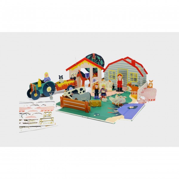 Kinderspiel "Bau deinen eigenen Bauernhof" von Laurence King