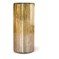 Windlicht "Sparkle" - ø 15 cm (Shiny Silver Gold) von fleur ami