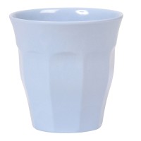 Toller Melaminbecher in dezentem Himmelblau von Rice