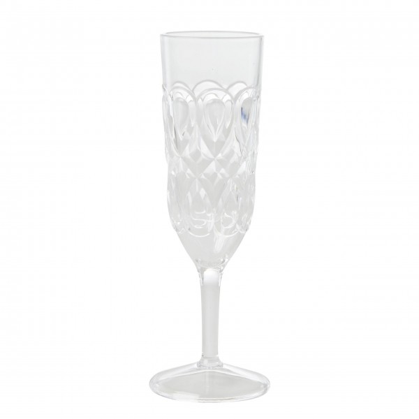 Liebevolles Champagner Glas aus Acryl von Rice