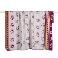 Babydecke "PANDA" - 100x150cm (Pink) von pad