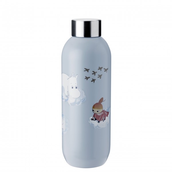 Wunderschöne Trinkflasche aus der neuen Moomins Kollektion von Stelton