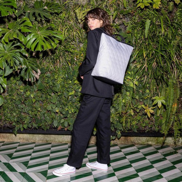 Reisenthel Shopper-Rucksack "Rhombus Light Grey" (Hellgrau)