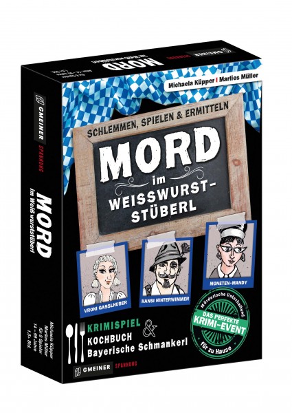 Gesellschaftsspiel "Mord im Weisswurststüberl" von Gmeiner