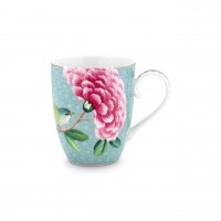 Pip Studio Große Tasse "Blushing Birds" (Blau)-26-51002192-2