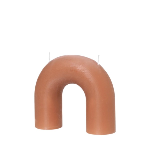 Kerze "Bend" - 14,5 cm (Indian Tan) von Broste Copenhagen