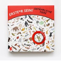 Kinderspiel "Erste*r sein! Gefährliche Tiere" von Laurence King