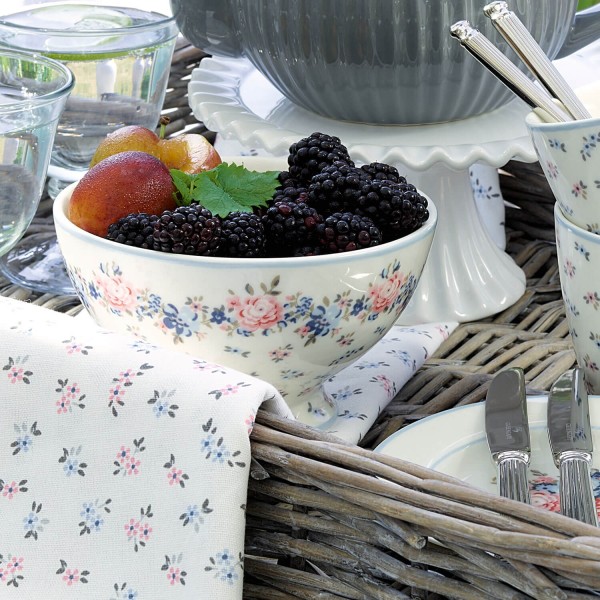 GreenGate Tischdecke "Emely Petit" - 100x100 cm (White)