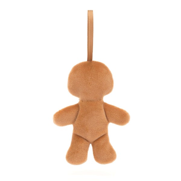 Jellycat Kuschelanhänger Lebkuchenmann "Festive Folly Fred" (Braun)