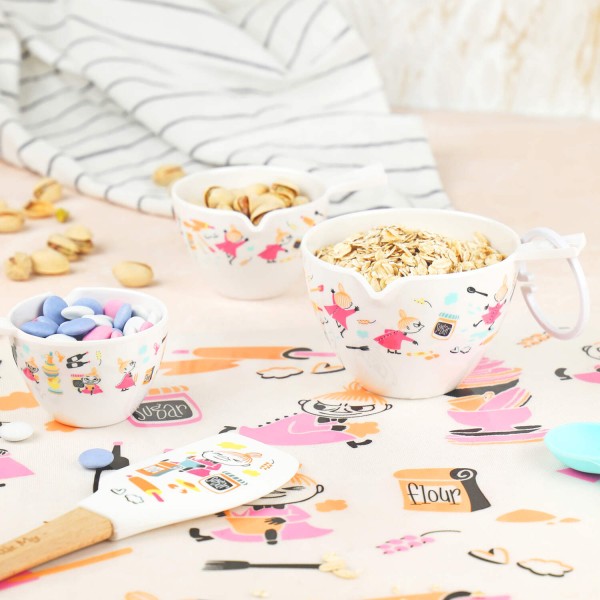Moomin Messbecher-Set "My Baking Pastell" von martinex-moomin - 3-tlg.