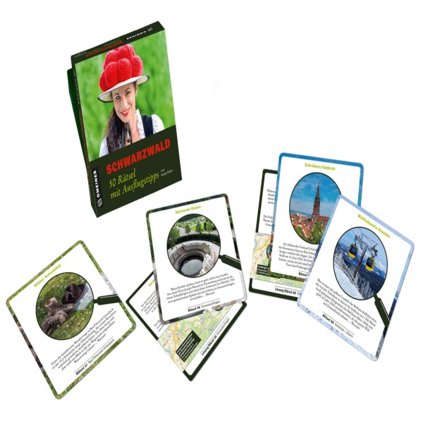 Gesellschaftsspiel "50 Schwarzwaldrätsel" von Gmeiner