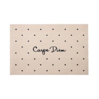 Fußmatte "Carpe Diem" (Creme) von Gift Company