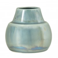 Blaue Blumenvase aus hochwertiger Keramik von Bloomingville