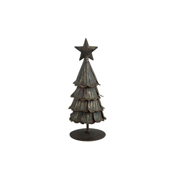 Deko Weihnachtsbaum mit Stern - 14,5cm von Chic Antique