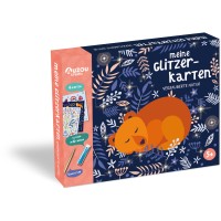 Kreativ-Set Meine Glitzerkarten - Verzauberte Natur von AUZOU